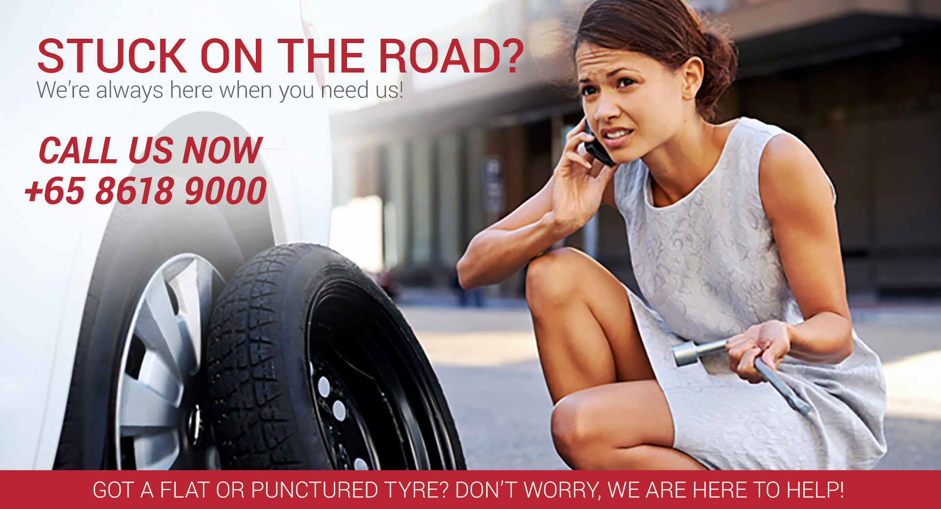 24Hrs Onsite Car Tyre Repair Service in Singapore Flat Tyre No More